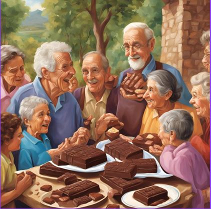 ANCIANOS CON CHOCOLATE